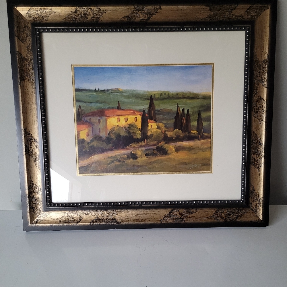 Tuscan Mornings, Seriolithograph print by Michael Downs